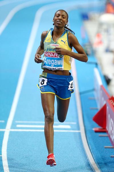 Abeba Aregawi wins the European indoor 1500m title by almost 10 seconds (Getty Images)