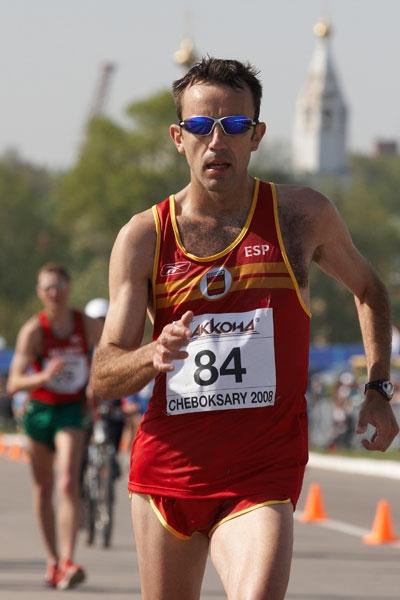 Mikel Odriozola from Spain in action during the 50km race (Getty Images)