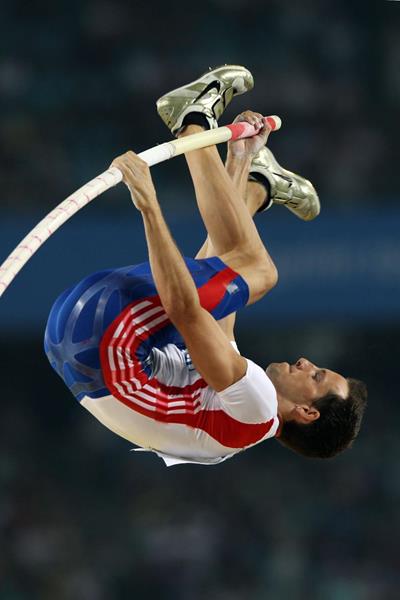 French pole vaulter Renaud Lavillenie at the 2011 World Championships in Daegu (Getty Images)