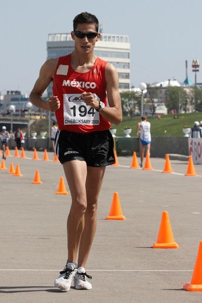 Horacio Naza from Mexico in action during the 50km race (Getty Images)