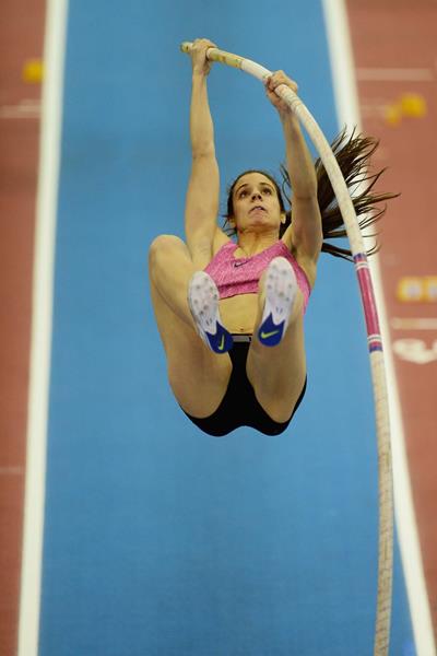 Ekaterini Stefanidi of Greece in action in the women's pole vault (Getty Images) Ekaterini Stefanidi of Greece in action in the women's pole vault (Getty Images)