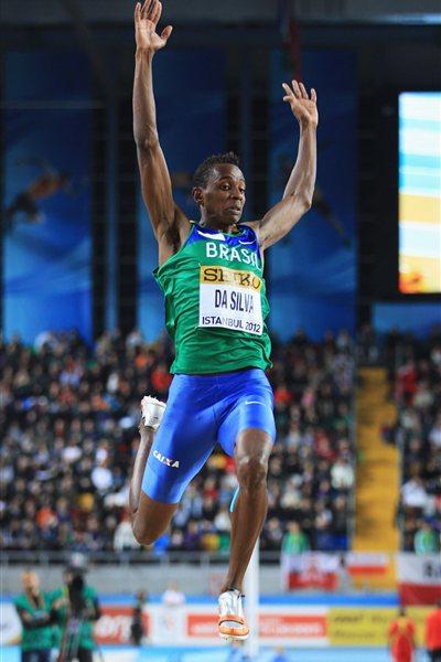 Mauro Vinicius Da Silva of Brazil competes in the Men's Long Jump Final during day two - WIC Istanbul (Getty Images)
