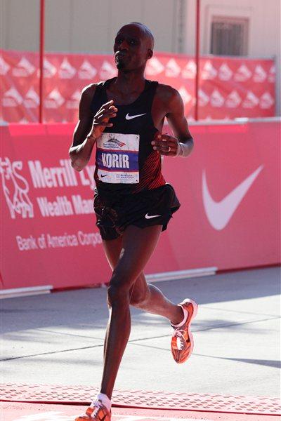 Wesley Korir, Chicago 2011 runner-up (Getty Images)