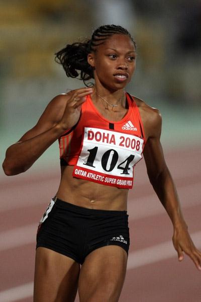 Dazzling double for Allyson Felix in Doha (Getty/AFP)