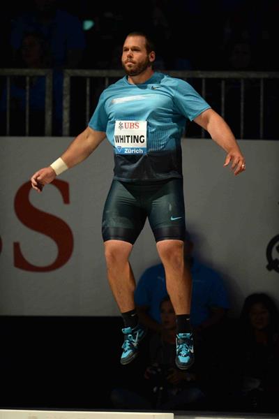 Ryan Whiting at the 2013 IAAF Diamond League meeting in Zurich  (Jiro Mochizuki)