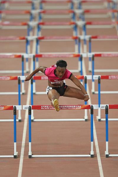 Sprint hurdler Kellie Wells of the USA (Getty Images)