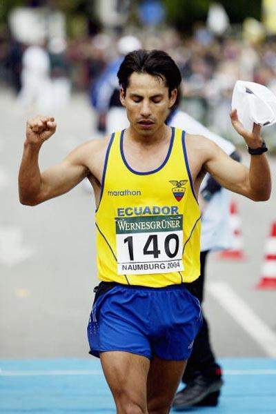 Jefferson Perez (ECU) wins Naumburg 20km (Getty Images)