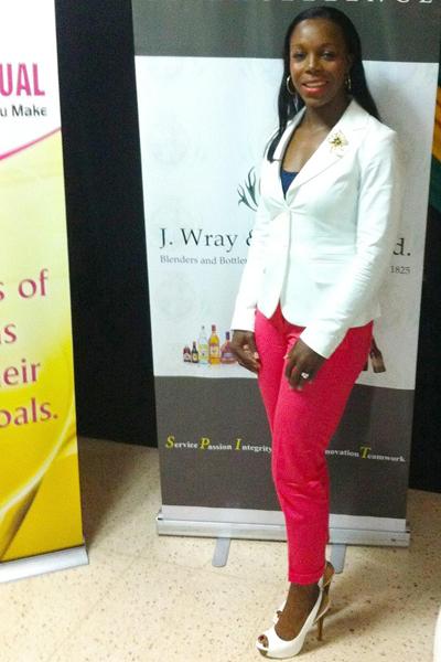 Veronica Campbell-Brown at the Jamaican Sports Awards (Alia Atkinson)