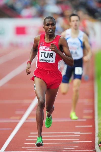 Turkey's Ilham Tanui Ozbilen in the 1500m at the 2013 European Team Championships (Getty Images)