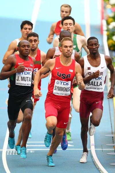 Nick Symmonds in the men's 800m at the IAAF World Athletics Championships Moscow 2013 (Getty Images)
