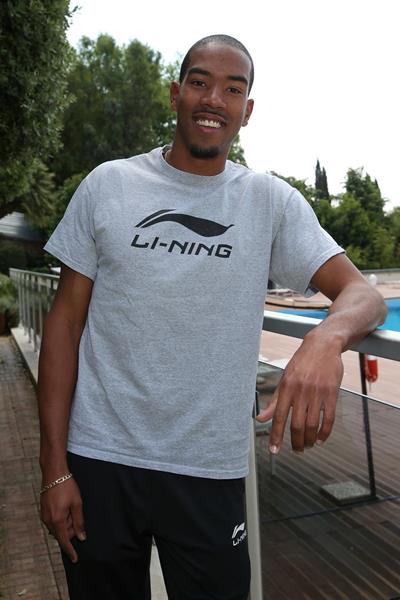 Christian Taylor at the pre-event press conference for the 2013 IAAF Diamond League meeting in Rome (Gianfranco Colombo)