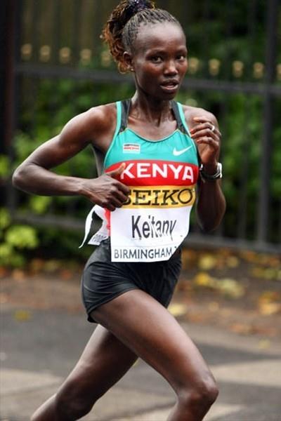 Kenya's Mary Keitany during the IAAF/EDF Energy World Half Marathon Championships in Birmingham (Getty Images)