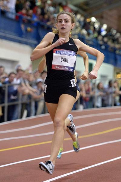 Mary Cain at the 2013 Millrose Games (Kirby Lee)