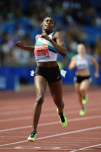 Perri Shakes-Drayton wins the 400m Hurdles at the British Championships (Getty Images)