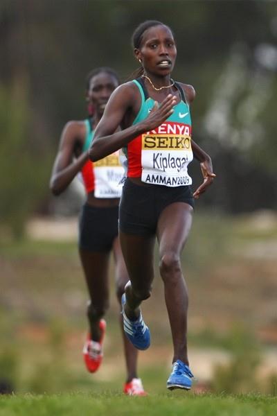 Florence Kiplagat takes Kenya's only individual victory of the day (Getty Images)