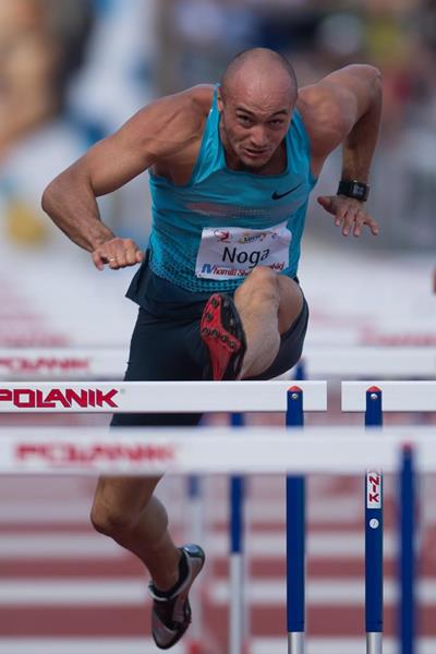 Artur Noga on his way to a national record in Warsaw (Marek Biczyk)