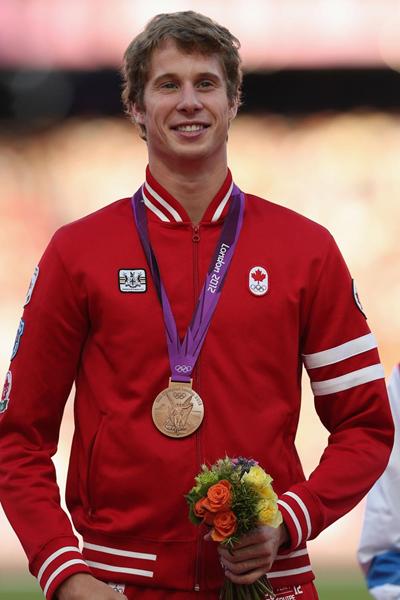 Derek Drouin, Olympic High Jump bronze medallist (Getty Images)