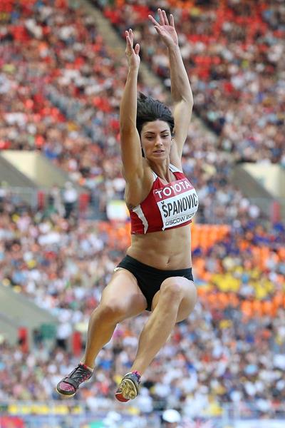 Ivana Spanovic at the 2013 IAAF World Championships (Getty Images)