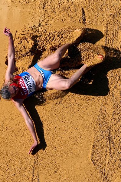 Anna Pyatykh in the womens Triple Jump qualifications at the IAAF World Championships 2013 (Getty Images)