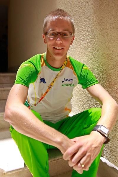 Jared Tallent of Australia at the IAAF Press Conference in Chihuahua (Getty Images)