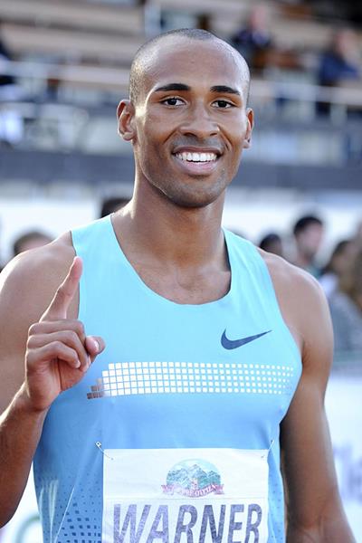Damian Warner at the 2013 Decastar meeting in Talence (Iris Hensel)