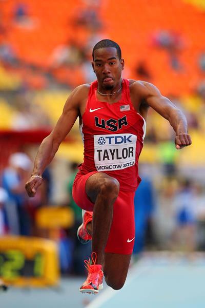 Christian Taylor in the mens Triple Jump at the IAAF World Championships Moscow 2013 (Getty Images)