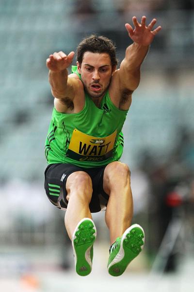 Mitchell Watt wins the long jump in Sydney (Getty Images)