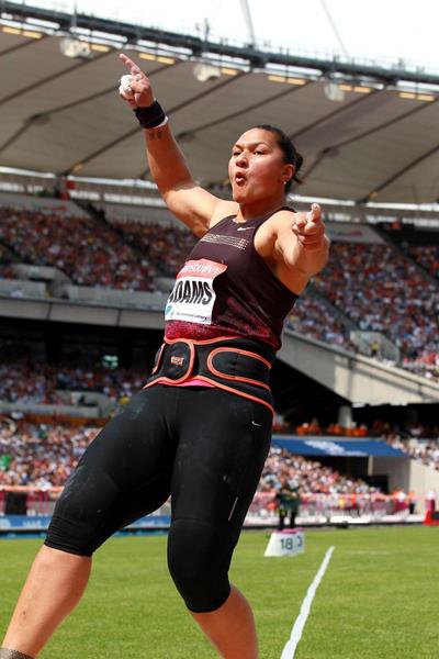 Valerie Adams at the 2013 IAAF Diamond League meeting in London (Victah Sailer)