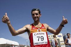 Francisco Javier Fernandez of Spain celebrates his victory (Getty Images)
