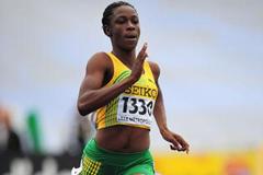 Olivia James of Jamaica during the girls 400m qualification at day one of the WYC Lille 6 July 2011 (Getty Images)