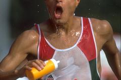One of Jerzy Hausleber's many charges - 1992 Olympic 50Km Walk silver medallist Carlos Mercenario (Getty Images)