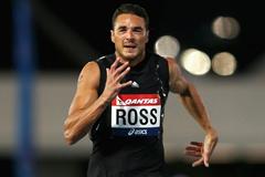 Joshua Ross, winner of the 100m in Melbourne (Getty Images)