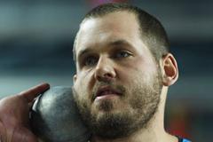 Ryan Whiting of the United States competes in the Men's Shot Put Final during day one - WIC Istanbul (Getty Images)
