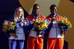 World Javelin medallists - Edmonton 2001 (Getty Images)