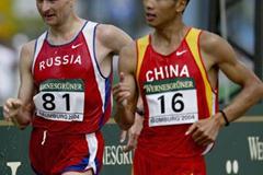Caohong Yu with Aleksey Voyevodin in Naumburg 50km (Getty Images)