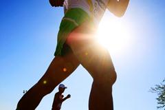 Luke Adams of Australia in action in the men's 50km race walk (Getty Images)