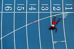 Alysia Montano in the womens 800m at the IAAF World Athletics Championships Moscow 2013 (Getty Images)