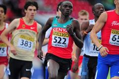 Timothy KITUM of Kenya in action during the Boys 800 metres semi final - Day Two - WYC Lille 2011 (Getty Images)