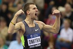 Aleksey Dmitrik wins the High Jump with 2.33m in Birmingham (Getty Images)