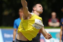 Andrei Krauchanka winning at the 2013 TNT Express meeting in Kladno (Jan Kucharcik)
