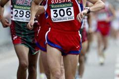 Vladimir Kanaykin of Russia before being disqualified (Getty Images)
