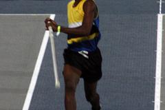 Men's Pole Vault winner Shem Edwards (LCA) - 2009 CARIFTA GAMES (Jed Charles)