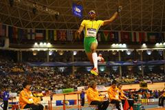 Godfrey Mokoena leaps to world indoor long jump gold (Getty Images)
