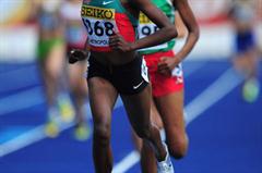 Faith Chepngetich Kipyegon of Kenya during the Girls 1500 metres qualification - WYC Lille 2011 (Getty Images)