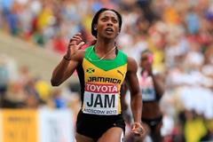 Shelly-Ann Fraser-Pryce in the womens 4x100m Relay at the IAAF World Athletics Championships Moscow 2013 (Getty Images)