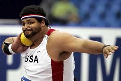 Reese Hoffa puts 22.11m for gold in Moscow (AFP / Getty Images)