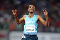 Yenew Alamirew winning at the 2013 IAAF Diamond League in Rome (Giancarlo Colombo)