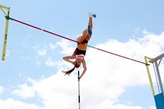 Alysha Newman, winner of the Pole Vault at the 2013 Pan-American Junior Championships (Julio César Sandoval)