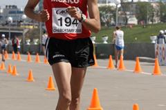 Horacio Naza from Mexico in action during the 50km race (Getty Images)