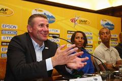 IAAF Vice President Sergey Bubka during the Press Conference (Getty Images)